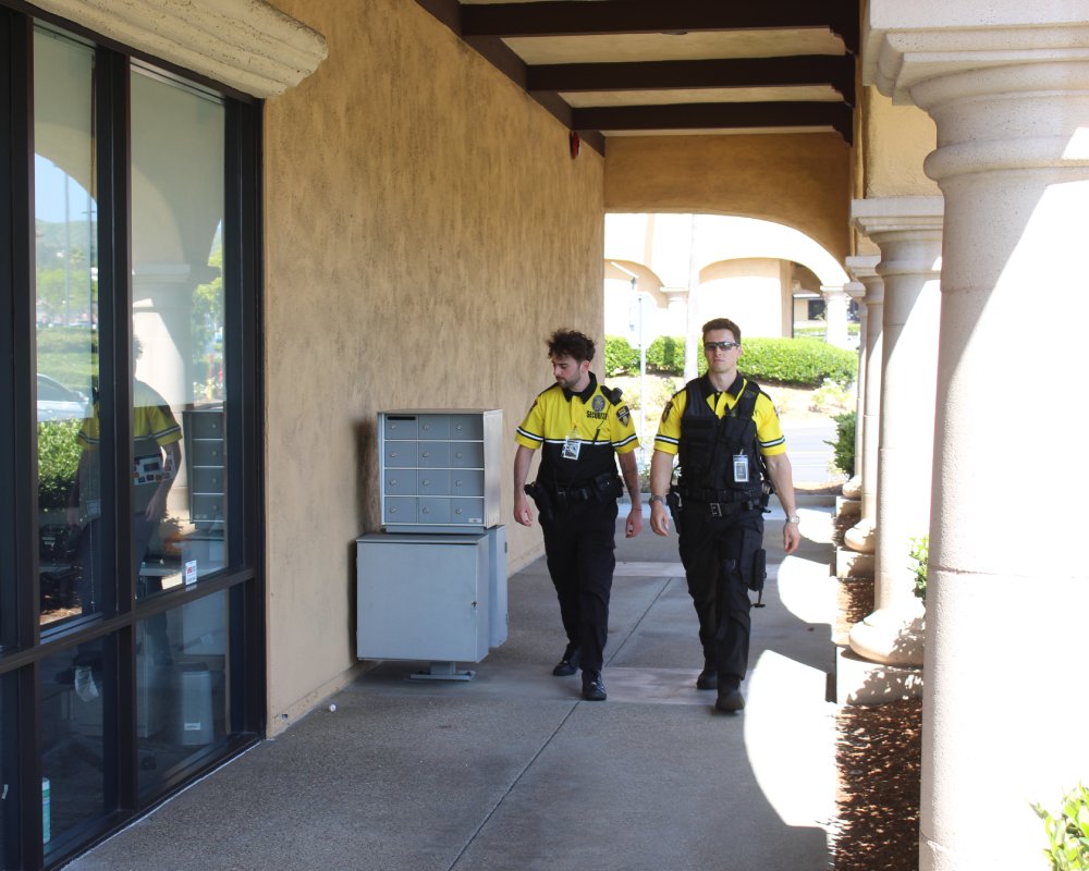 security guards protecting home during vacation